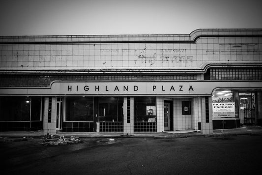 13"x19" Print - "Highland Plaza"